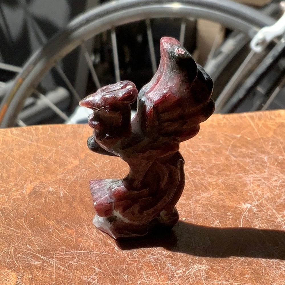 QUARTZITE HAND CARVED PHOENIX